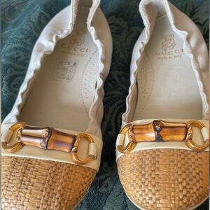 Gucci bamboo girls ballet flats